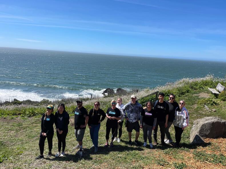 DocuSigners volunteering at Slide Ranch