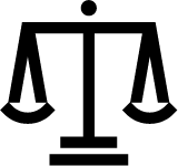 Scales of justice icon