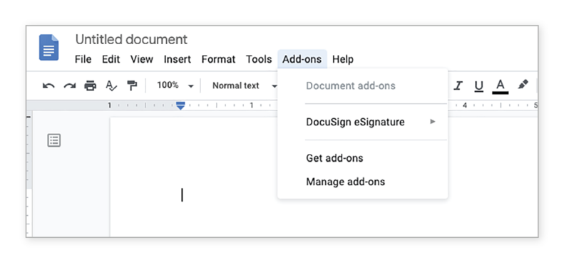 Google doc Add-ons Get add-ons