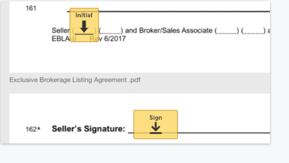 Integrated with eSignature, DocuSign Rooms for Real Estate makes signing easy.